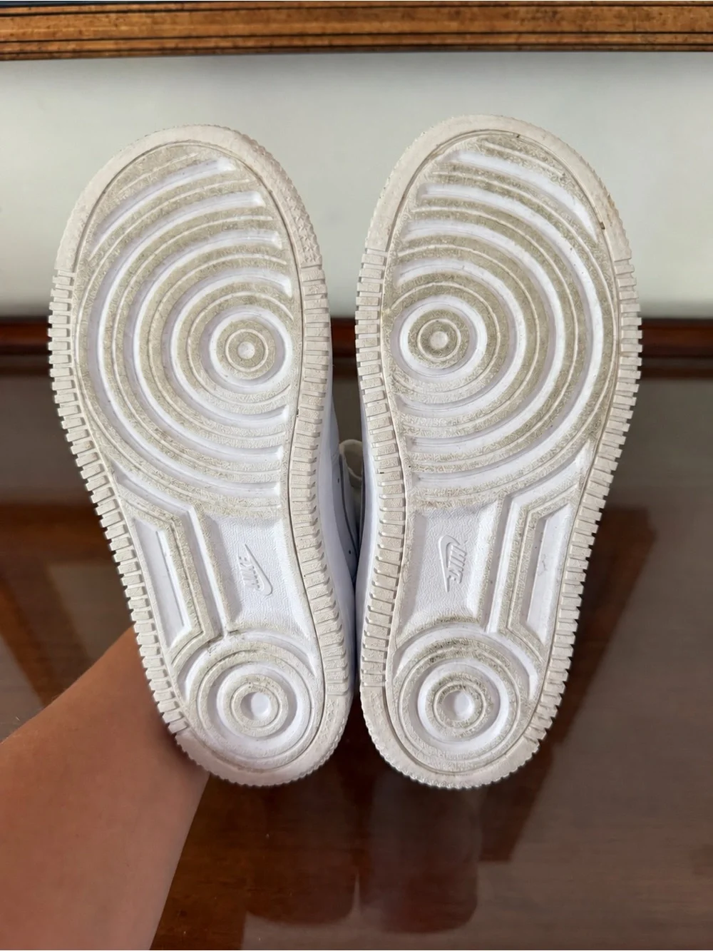 Nike Force 1 Low Kids Youth Size 1Y White Sneakers IF1673-100
